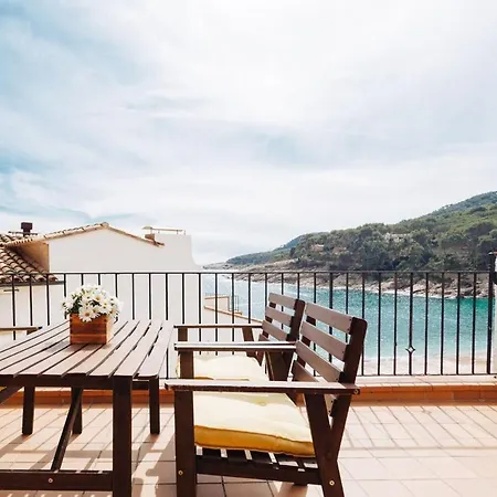 Beach 2 - Terrace Penthouse On The Beach Apartment Tamariu